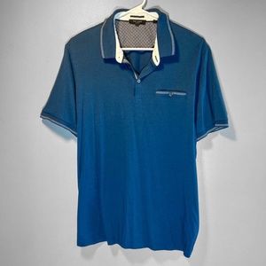 Ted Baker Saphire Blue Polo - Size 5 UK